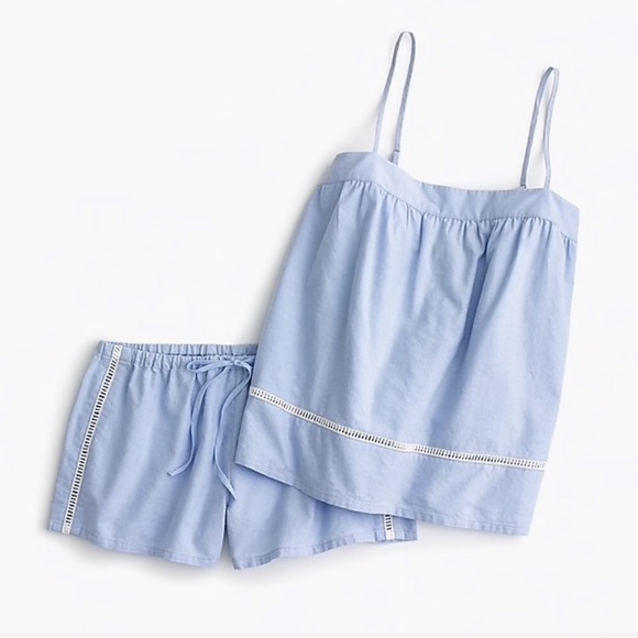 J Crew Eyelet Trim Pajama tank top - Picture 8 of 8